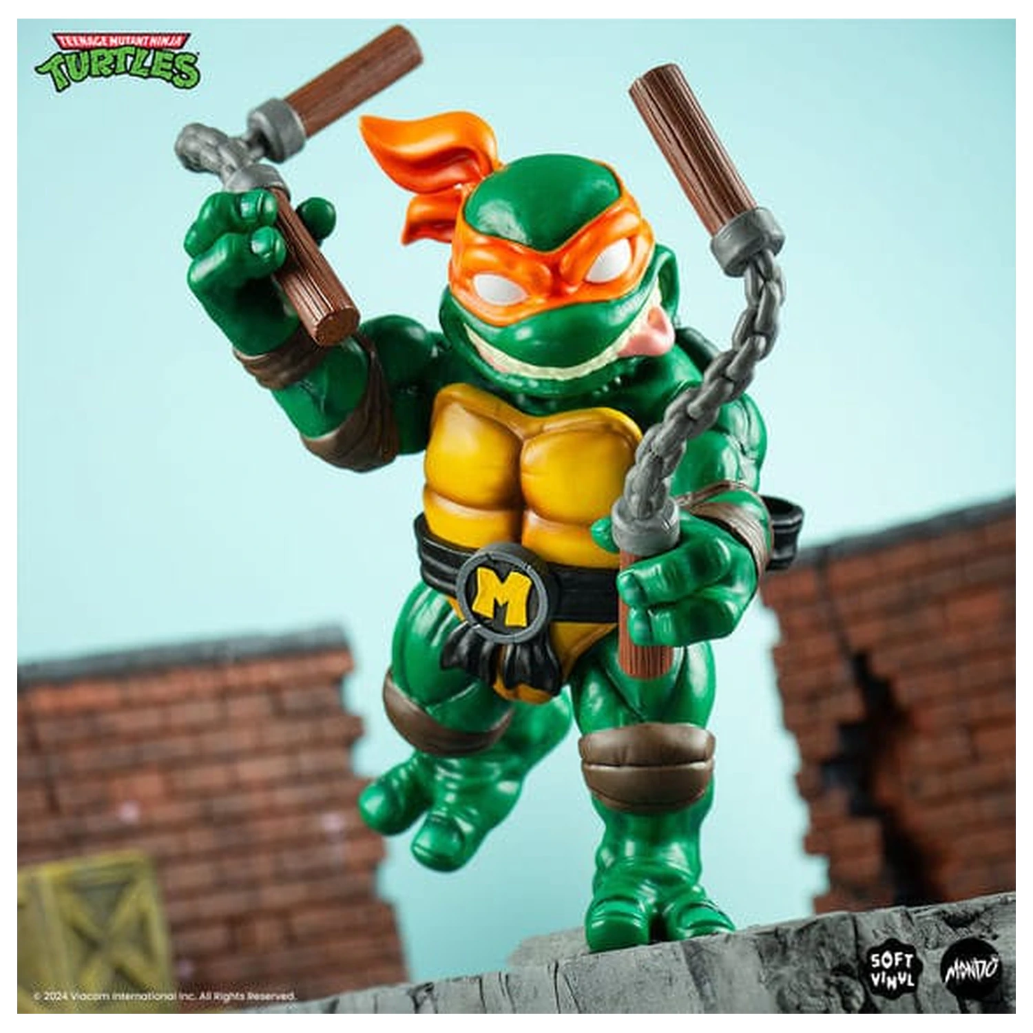Teenage Mutant Ninja Turtles Soft Vinyl figura Michelangelo 20 cm termékfotó
