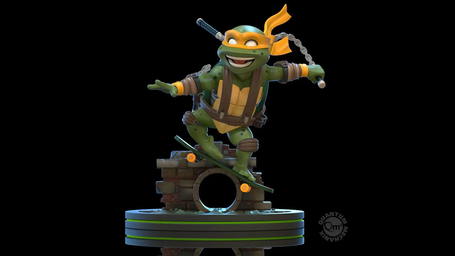 Teenage Mutant Ninja Turtles Q-Fig Michelangelo figura 13 cm termékfotó