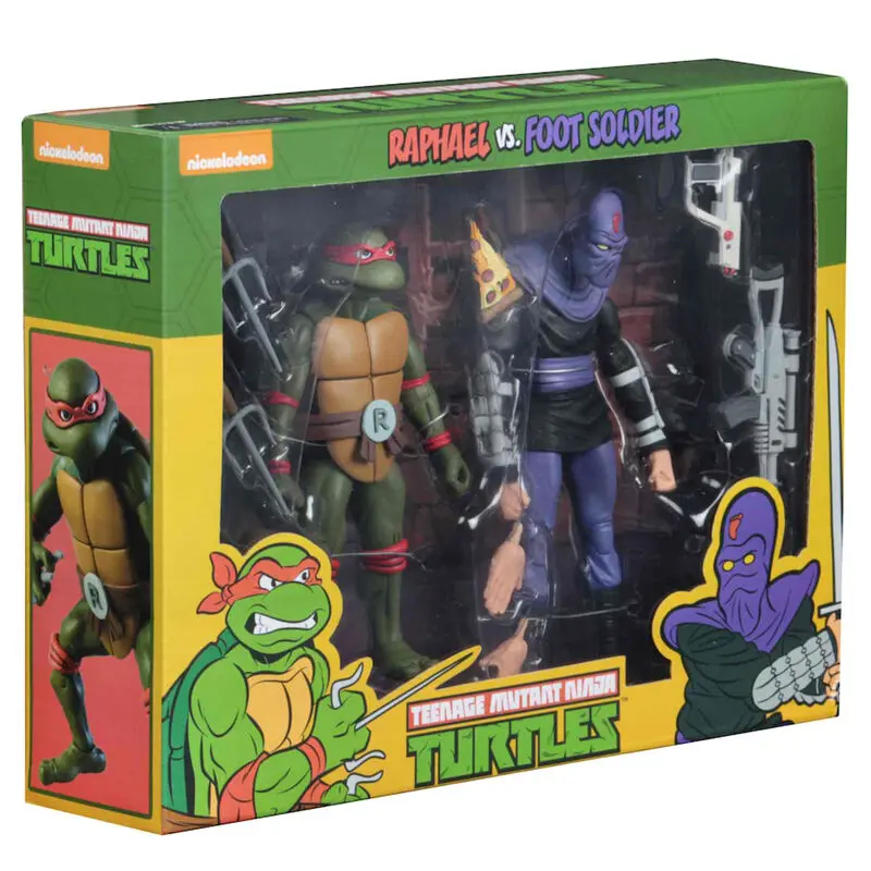Teenage Mutant Ninja Turtles Raphael és katona csomag figura18cm termékfotó
