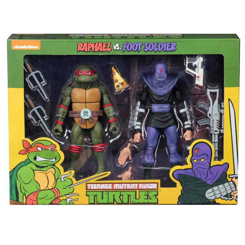 Teenage Mutant Ninja Turtles Raphael és katona csomag figura18cm termékfotó