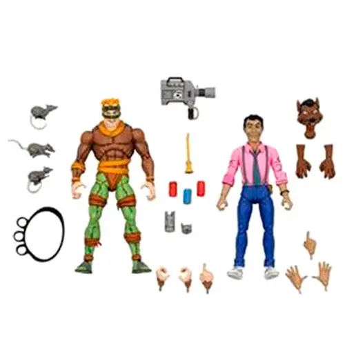 Teenage Mutant Ninja Turtles Rat King and Vernon 2db-os figura csomag 18cm termékfotó