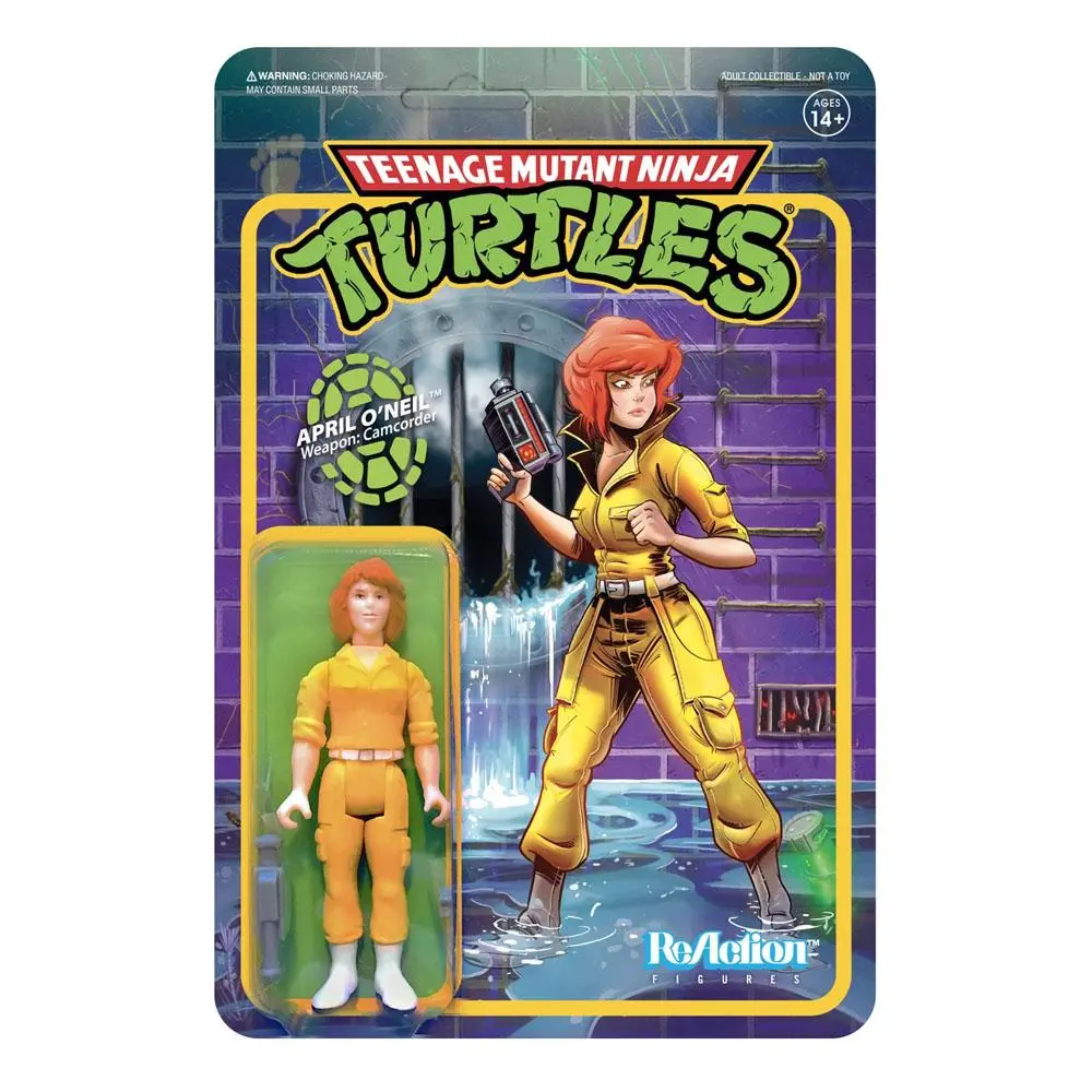 Teenage Mutant Ninja Turtles ReAction April ONeil akciófigura 10 cm termékfotó