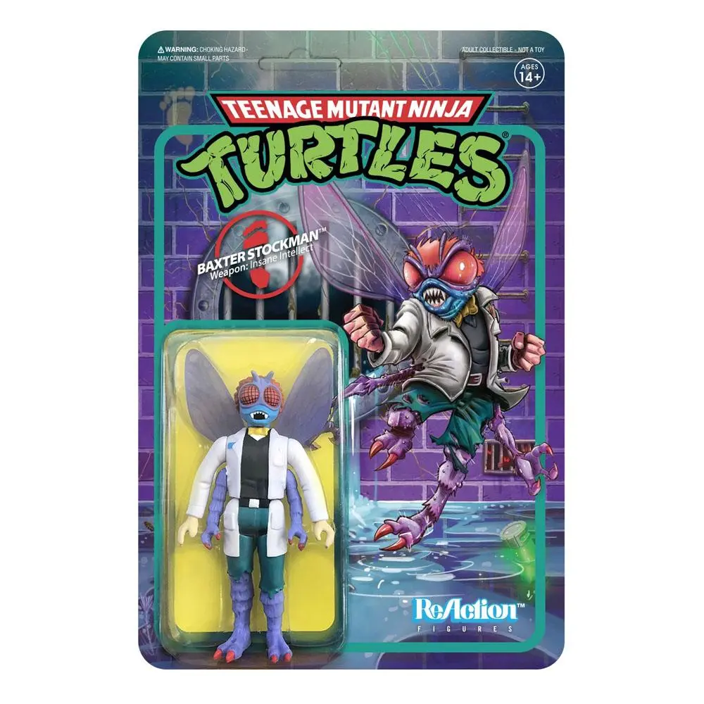 Teenage Mutant Ninja Turtles ReAction Baxter Stockman akciófigura 10 cm termékfotó