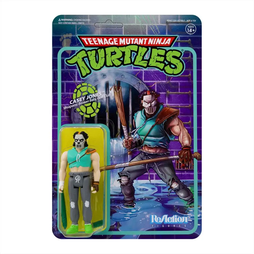 Teenage Mutant Ninja Turtles ReAction Casey Jones akciófigura 10 cm termékfotó