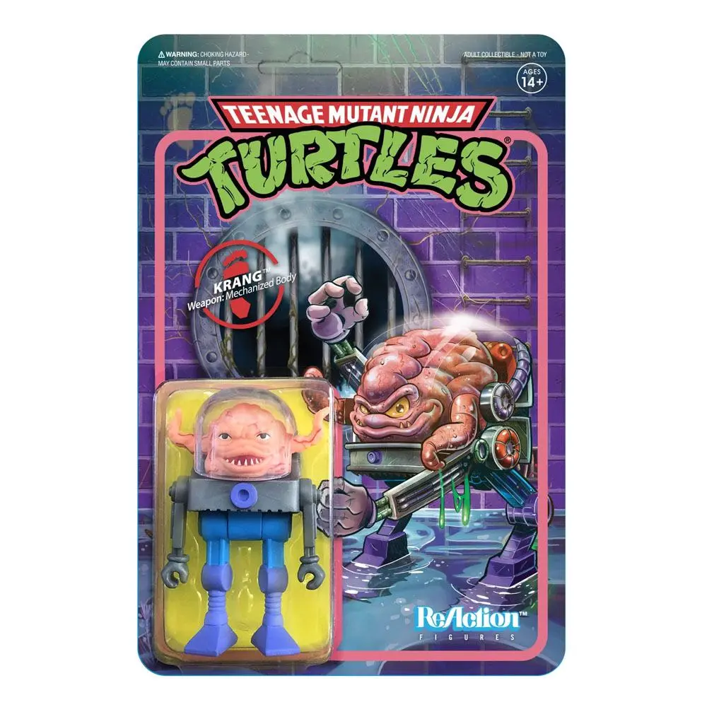 Teenage Mutant Ninja Turtles ReAction Krang akciófigura 10 cm termékfotó