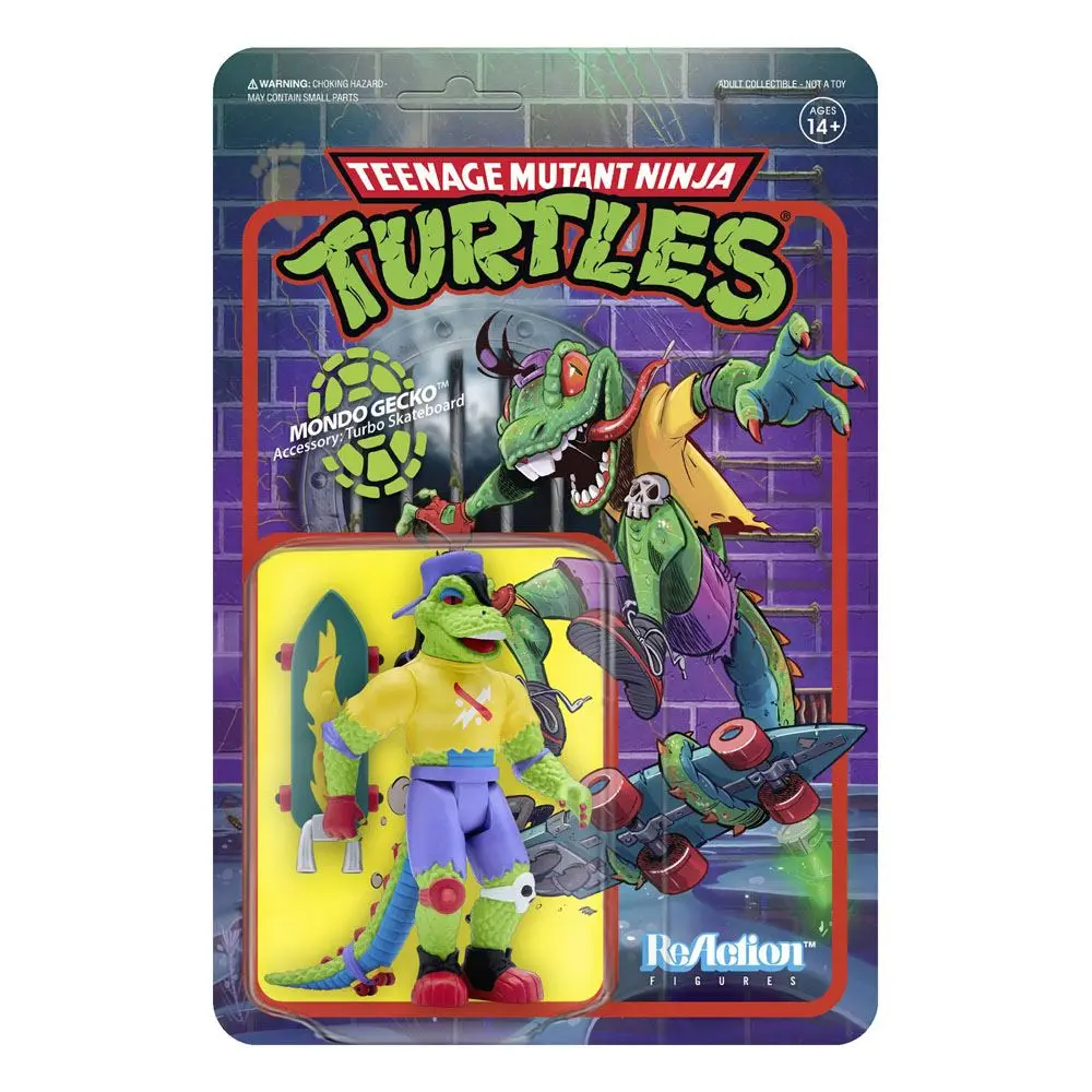 Teenage Mutant Ninja Turtles ReAction Mondo Gecko Wave 4 akciófigura 10 cm termékfotó