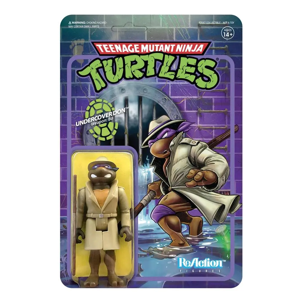 Teenage Mutant Ninja Turtles ReAction Undercover Donatello akciófigura 10 cm termékfotó