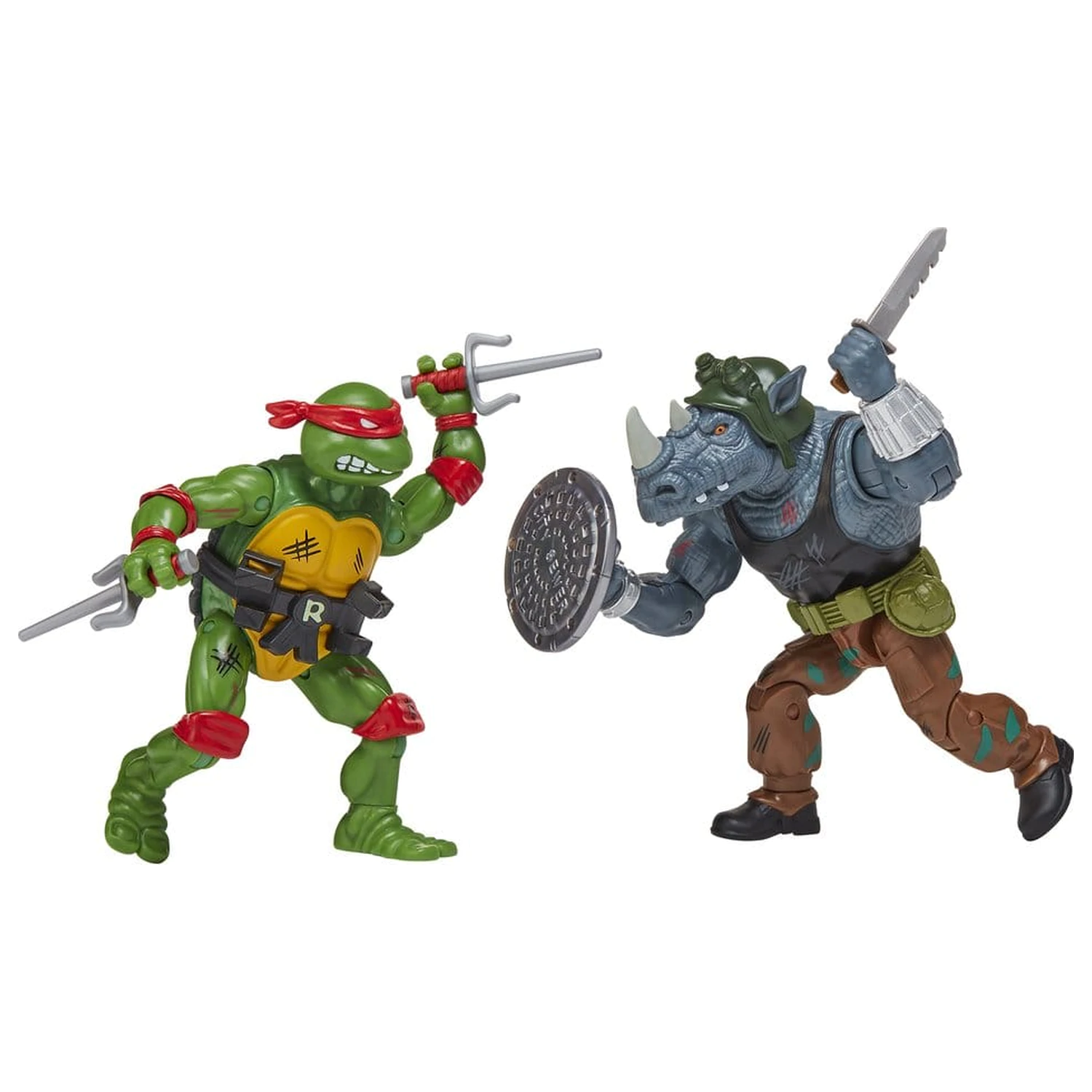 Teenage Mutant Ninja Turtles: Remastered Raphael vs. Rocksteady akciófigura csomag  termékfotó