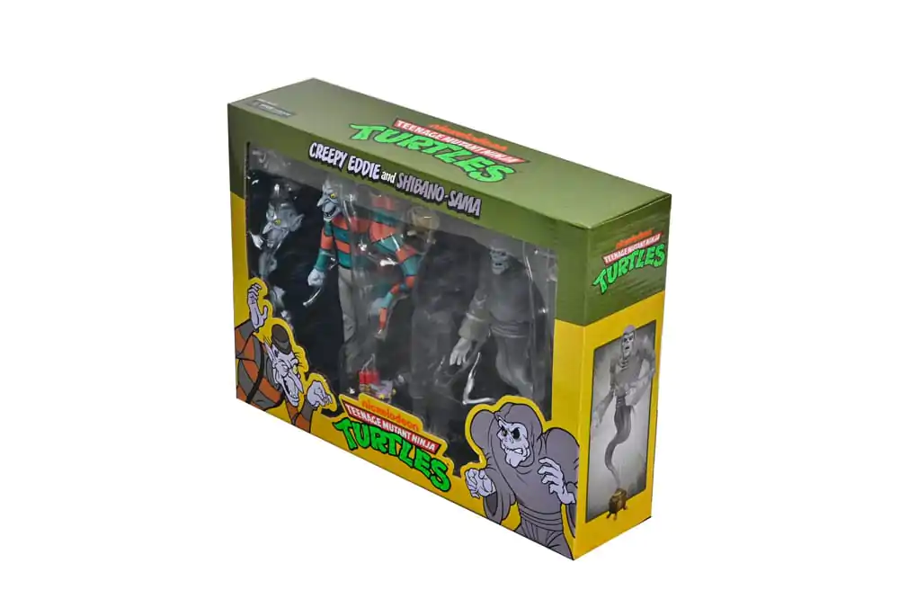 Teenage Mutant Ninja Turtles: Saturday Morning Adventures Creepy Eddie &amp; Shibano-Sama 2 db-os akciófigura csomag 17 cm termékfotó