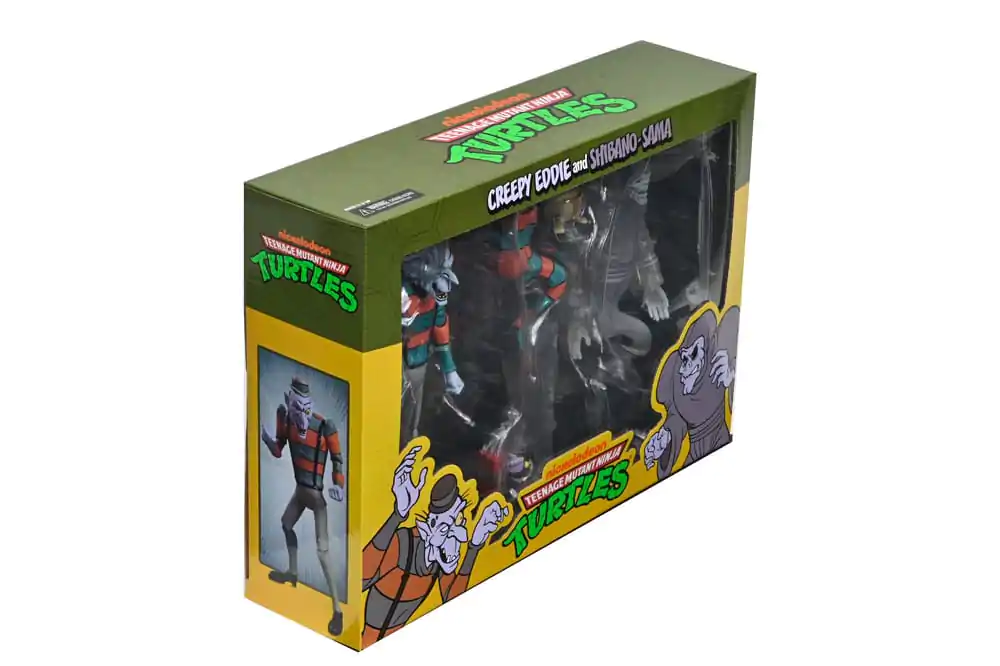 Teenage Mutant Ninja Turtles: Saturday Morning Adventures Creepy Eddie &amp; Shibano-Sama 2 db-os akciófigura csomag 17 cm termékfotó