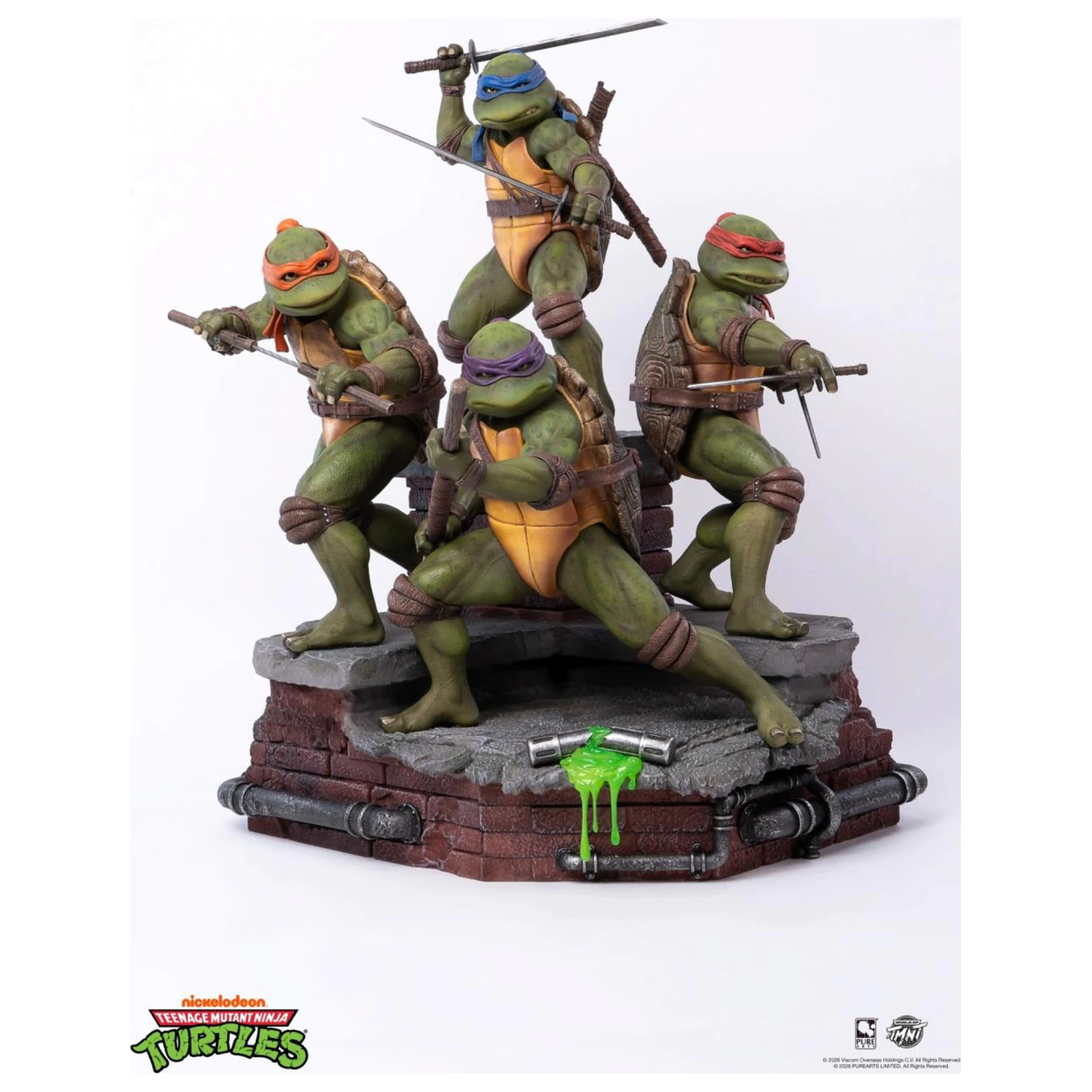 Teenage Mutant Ninja Turtles szobor figura Movie Diorama 1/6 51cm termékfotó