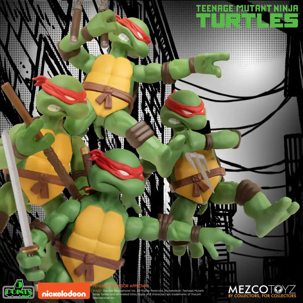 Teenage Mutant Ninja Turtles Actionfiguren Teenage Mutant Ninja Turtles Deluxe Set 8 cm termékfotó