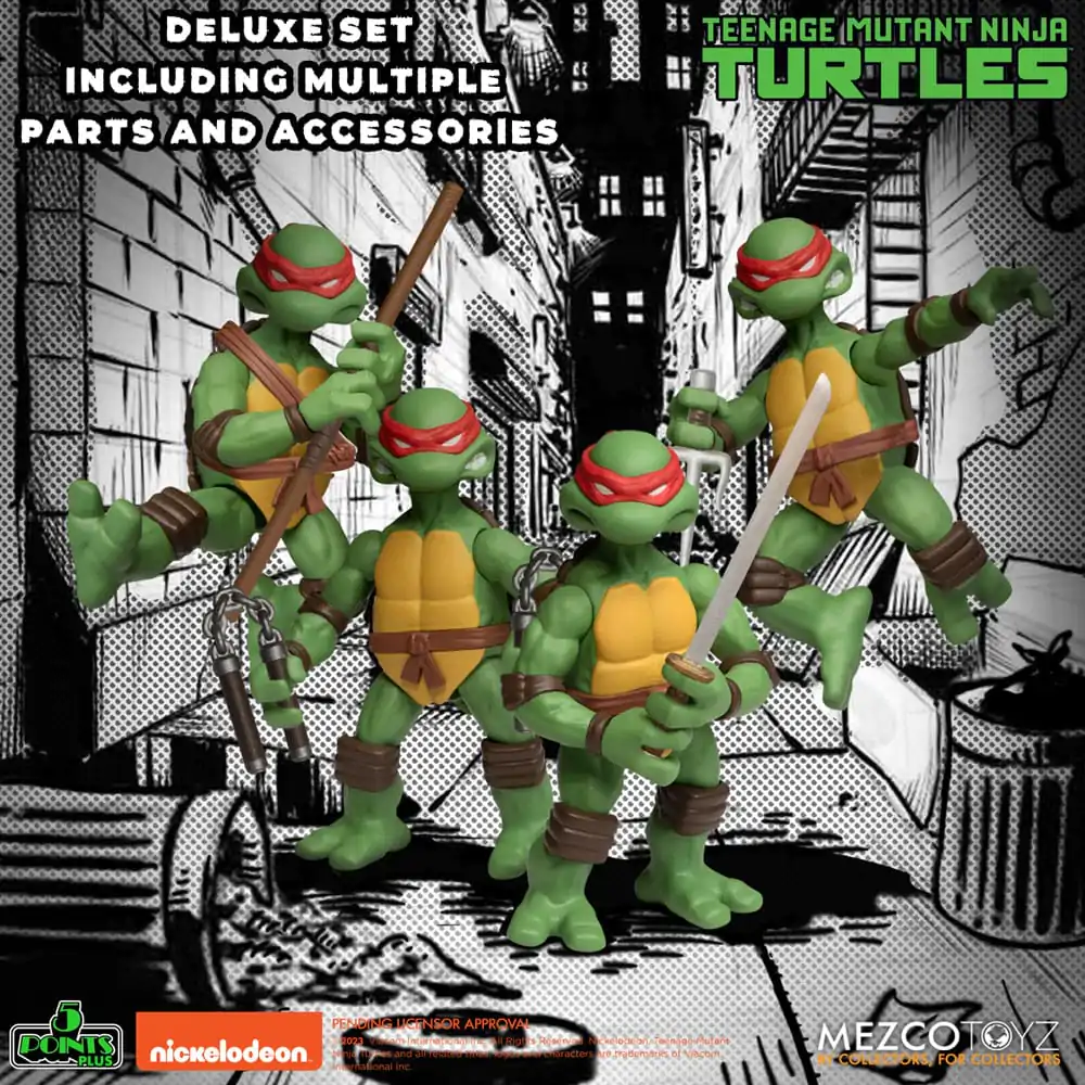 Teenage Mutant Ninja Turtles Actionfiguren Teenage Mutant Ninja Turtles Deluxe Set 8 cm termékfotó