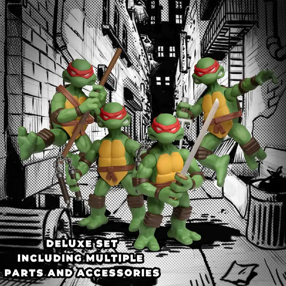 Teenage Mutant Ninja Turtles Actionfiguren Teenage Mutant Ninja Turtles Deluxe Set 8 cm termékfotó