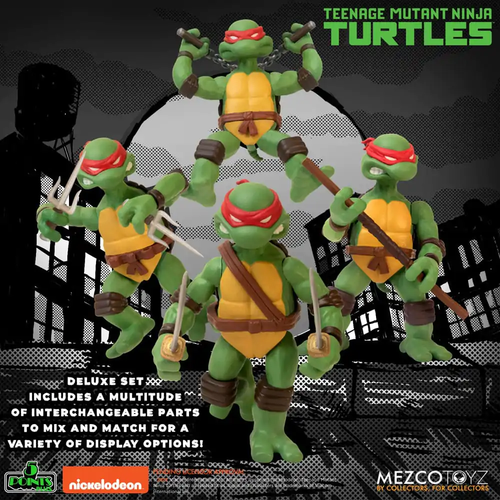 Teenage Mutant Ninja Turtles Actionfiguren Teenage Mutant Ninja Turtles Deluxe Set 8 cm termékfotó