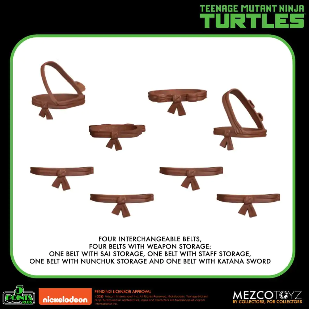 Teenage Mutant Ninja Turtles Actionfiguren Teenage Mutant Ninja Turtles Deluxe Set 8 cm termékfotó