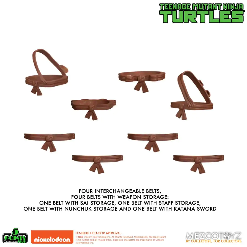 Teenage Mutant Ninja Turtles Actionfiguren Teenage Mutant Ninja Turtles Deluxe Set 8 cm termékfotó