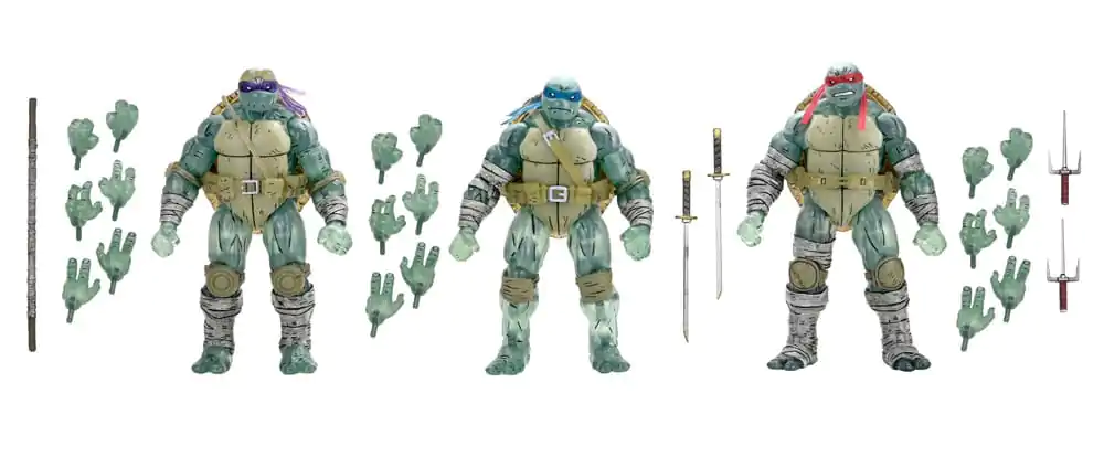 Teenage Mutant Ninja Turtles (The Last Ronin) Ghost Brothers 3 db-os akciófigura csomag 18 cm termékfotó