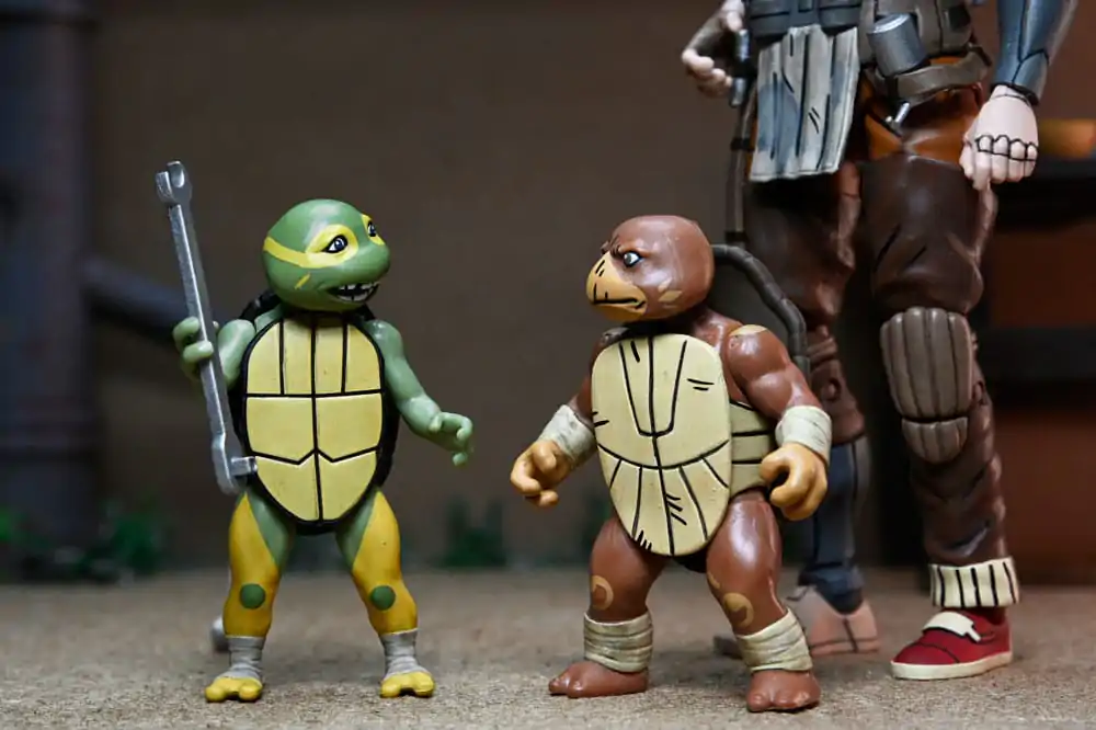 Teenage Mutant Ninja Turtles (The Last Ronin The Lost Year) Grammy April with Baby Yi & Moja akciófigura 18 cm termékfotó