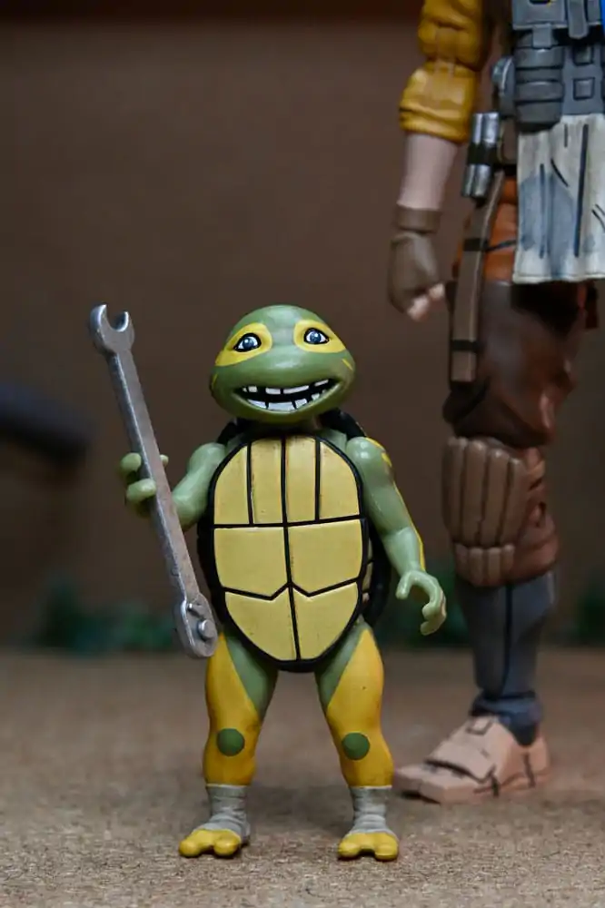 Teenage Mutant Ninja Turtles (The Last Ronin The Lost Year) Grammy April with Baby Yi & Moja akciófigura 18 cm termékfotó