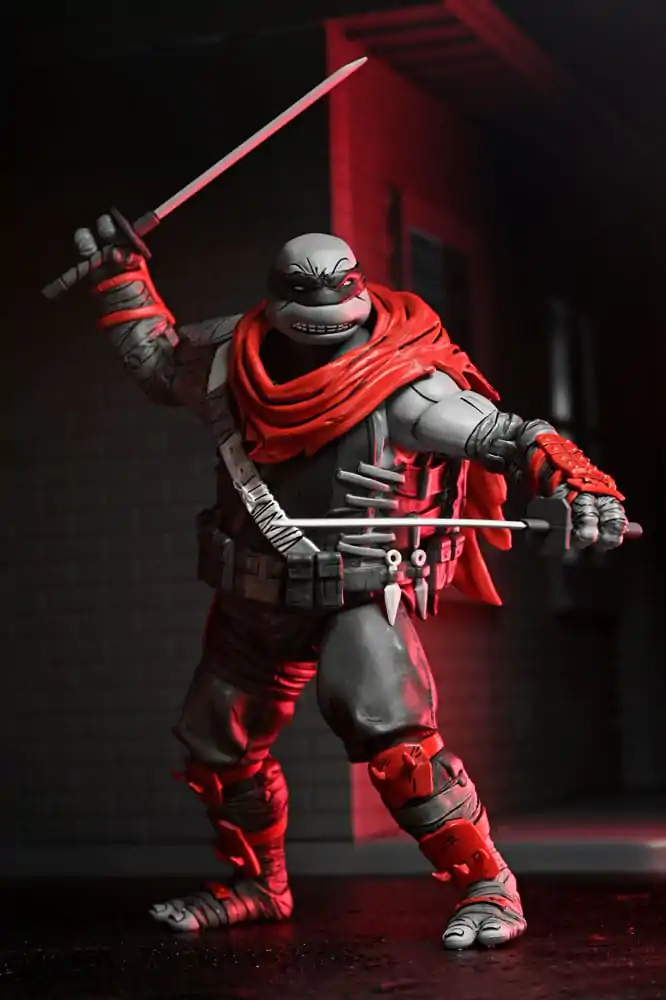 Teenage Mutant Ninja Turtles (The Last Ronin The Lost Year) Leonardo Nightwatcher akciófigura 18 cm termékfotó