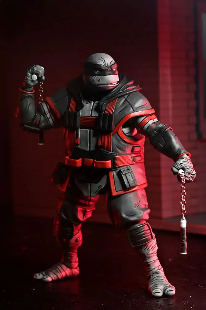 Teenage Mutant Ninja Turtles (The Last Ronin The Lost Year) Michelangelo Nightwatcher akciófigura 18 cm termékfotó