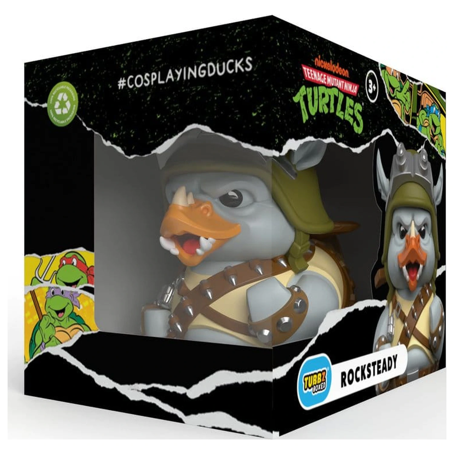 Teenage Mutant Ninja Turtles Tubbz PVC figura Rocksteady termékfotó