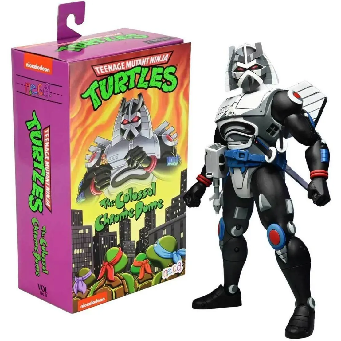 Teenage Mutant Ninja Turtles Ultimate Chrome Dome figura 25cm termékfotó