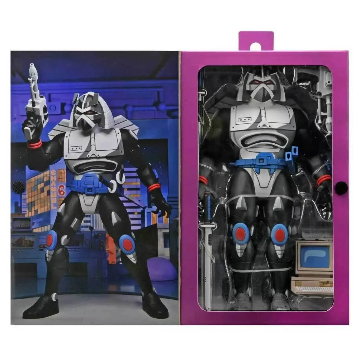 Teenage Mutant Ninja Turtles Ultimate Chrome Dome figura 25cm termékfotó