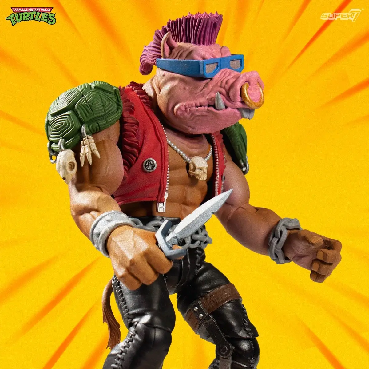 Teenage Mutant Ninja Turtles Ultimates Bebop akciófigura 18 cm termékfotó