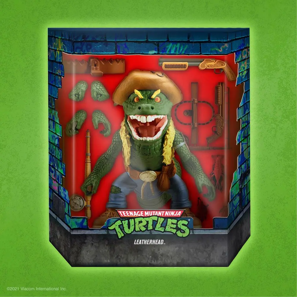 Teenage Mutant Ninja Turtles Ultimates Leatherhead akciófigura 18 cm termékfotó