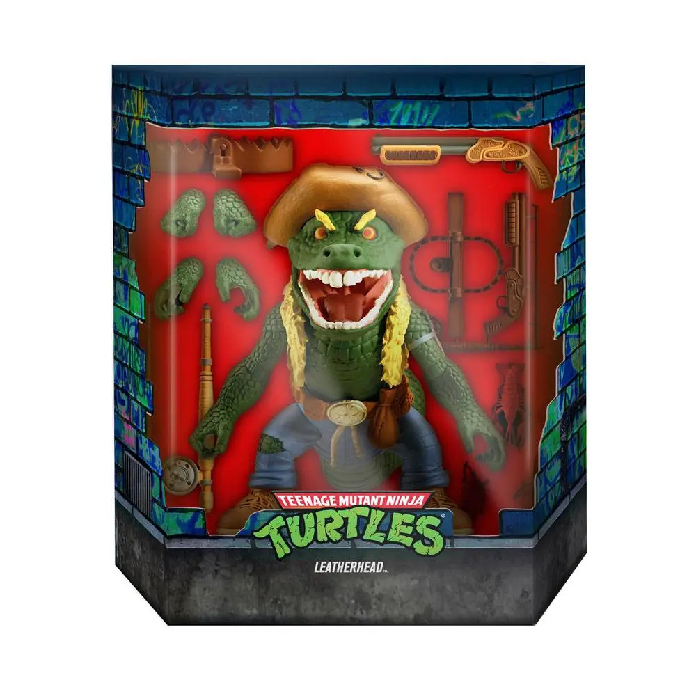 Teenage Mutant Ninja Turtles Ultimates Leatherhead akciófigura 18 cm termékfotó