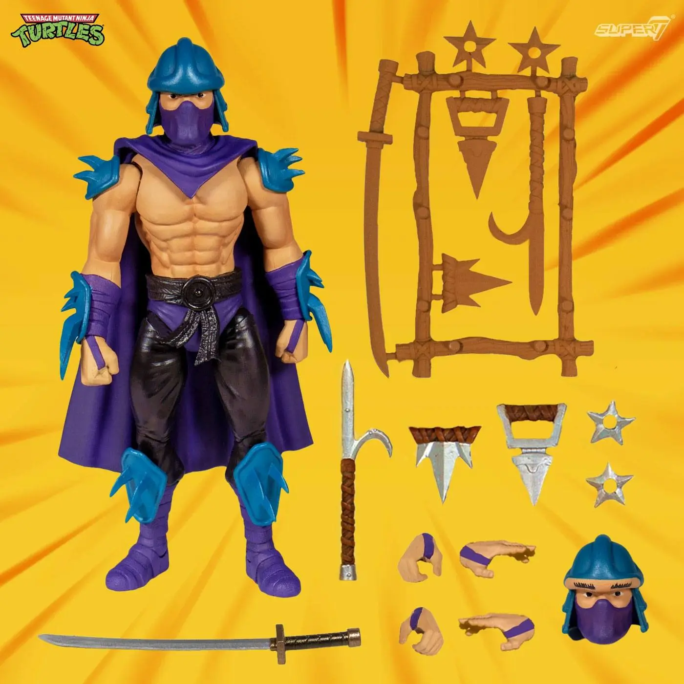 Teenage Mutant Ninja Turtles Ultimates Evil Shredder akciófigura 18 cm termékfotó