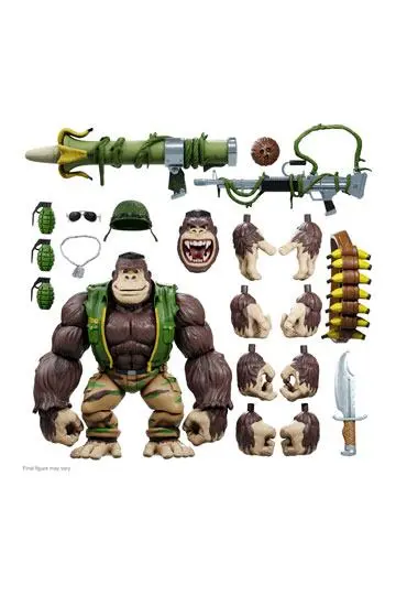 Teenage Mutant Ninja Turtles Ultimates Guerrilla Gorilla akciófigura 20 cm termékfotó