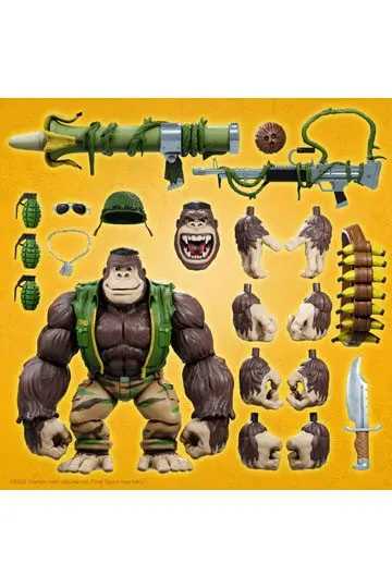 Teenage Mutant Ninja Turtles Ultimates Guerrilla Gorilla akciófigura 20 cm termékfotó