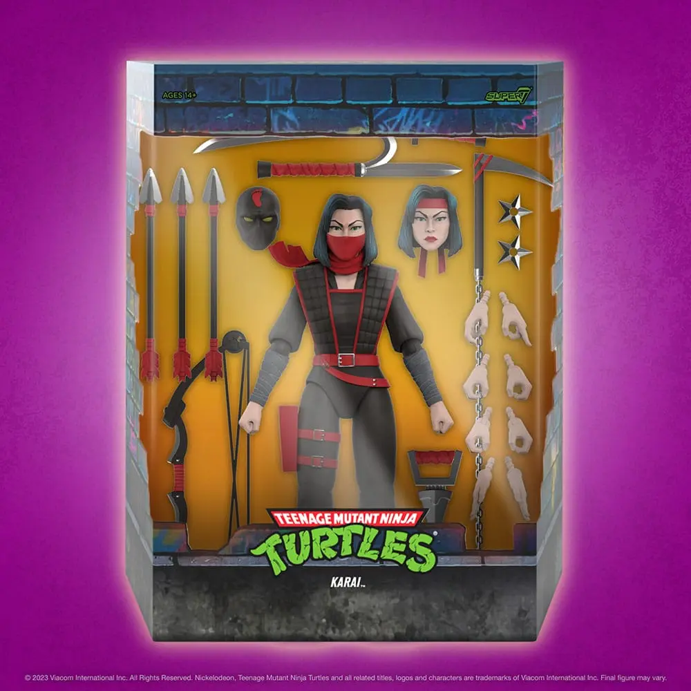 Teenage Mutant Ninja Turtles Ultimates Karai akciófigura 18 cm termékfotó