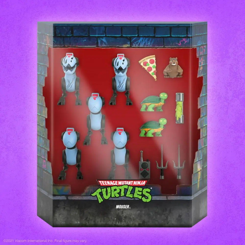 Teenage Mutant Ninja Turtles Ultimates Mousers akciófigura szett (5 darabos)  8 cm termékfotó