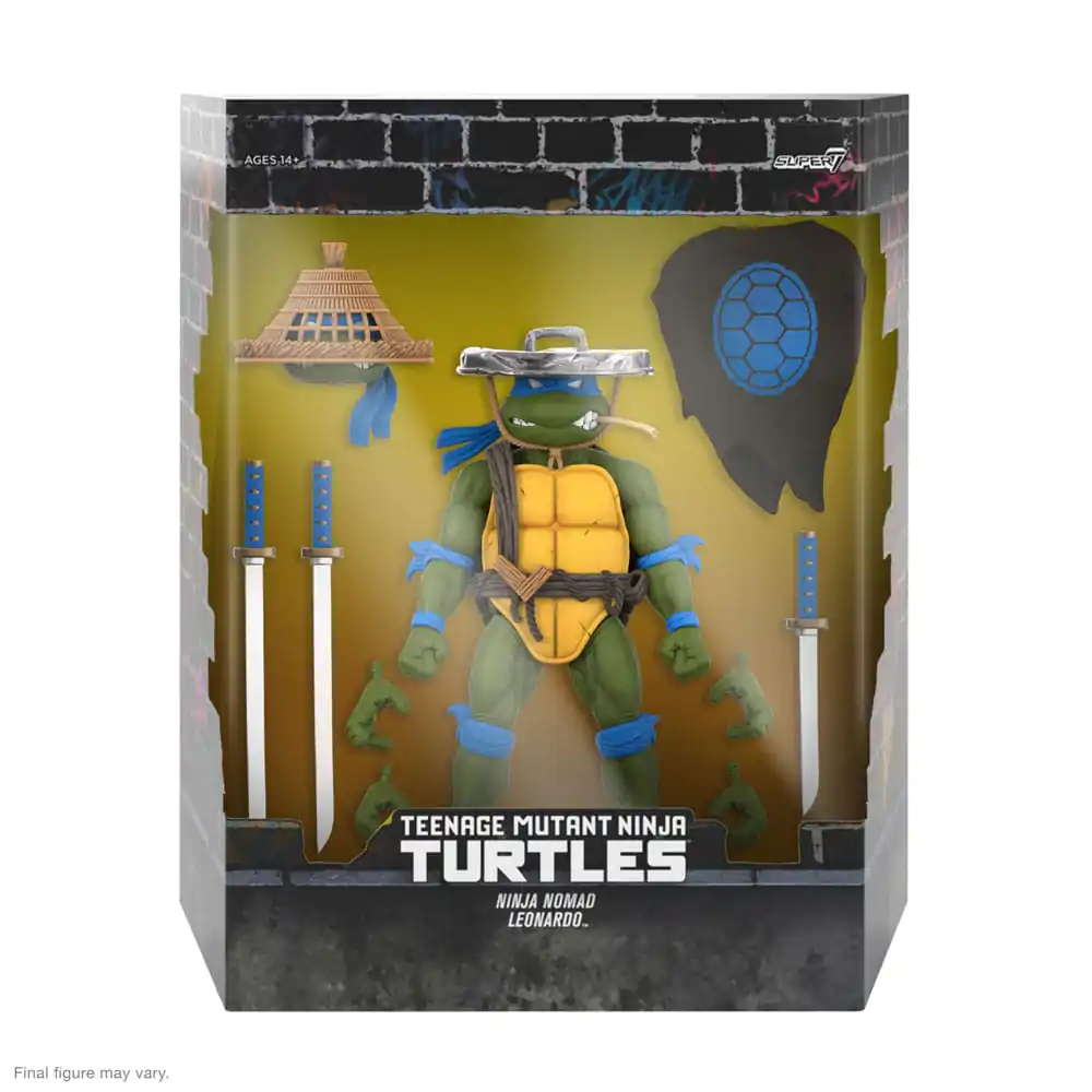 Teenage Mutant Ninja Turtles Ultimates Ninja Nomad Leonardo akciófigura 18 cm termékfotó