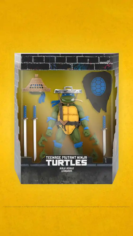 Teenage Mutant Ninja Turtles Ultimates Ninja Nomad Leonardo akciófigura 18 cm termékfotó