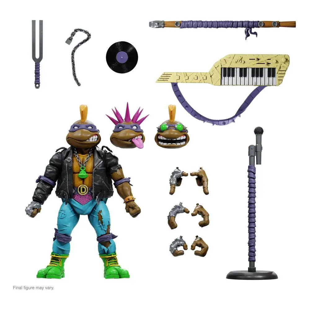 Teenage Mutant Ninja Turtles Ultimates Punker Donatello akciófigura 18 cm termékfotó