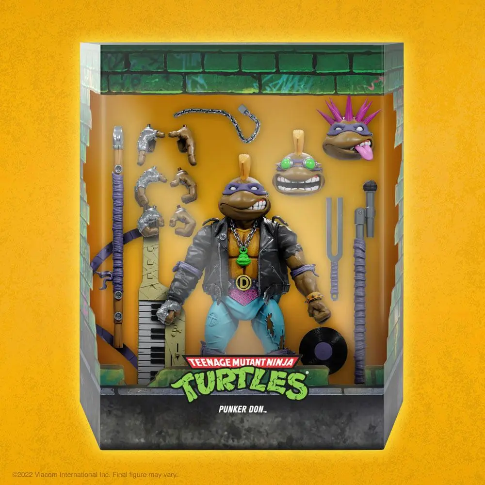 Teenage Mutant Ninja Turtles Ultimates Punker Donatello akciófigura 18 cm termékfotó