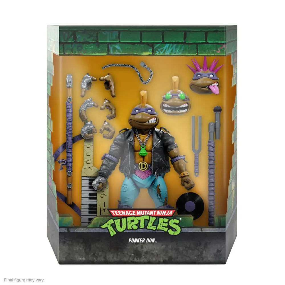 Teenage Mutant Ninja Turtles Ultimates Punker Donatello akciófigura 18 cm termékfotó