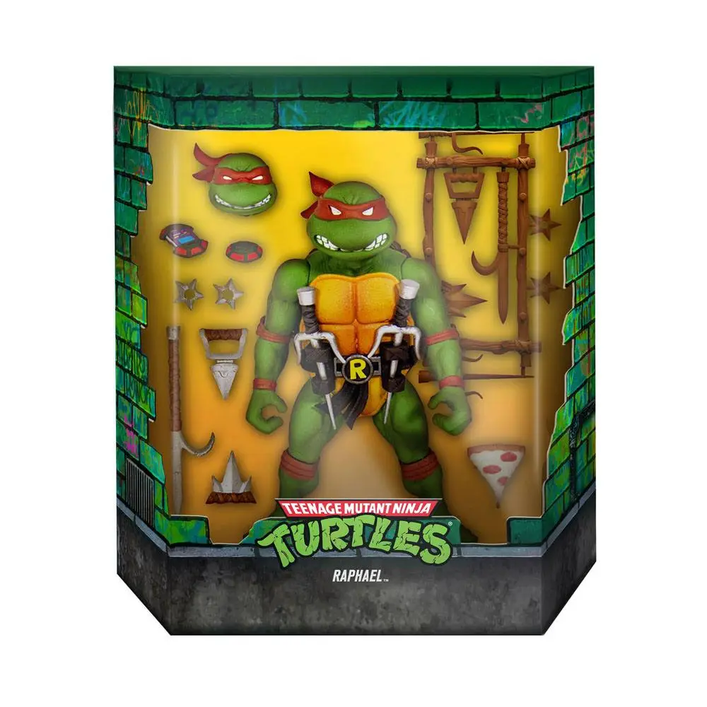 Teenage Mutant Ninja Turtles Ultimates Raphael Version 2 akciófigura 18 cm termékfotó