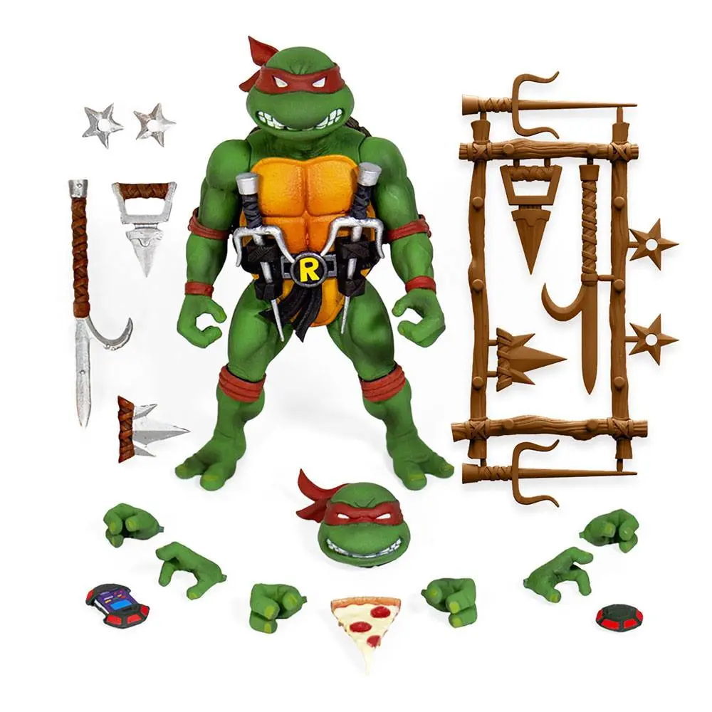 Teenage Mutant Ninja Turtles Ultimates Raphael Version 2 akciófigura 18 cm termékfotó
