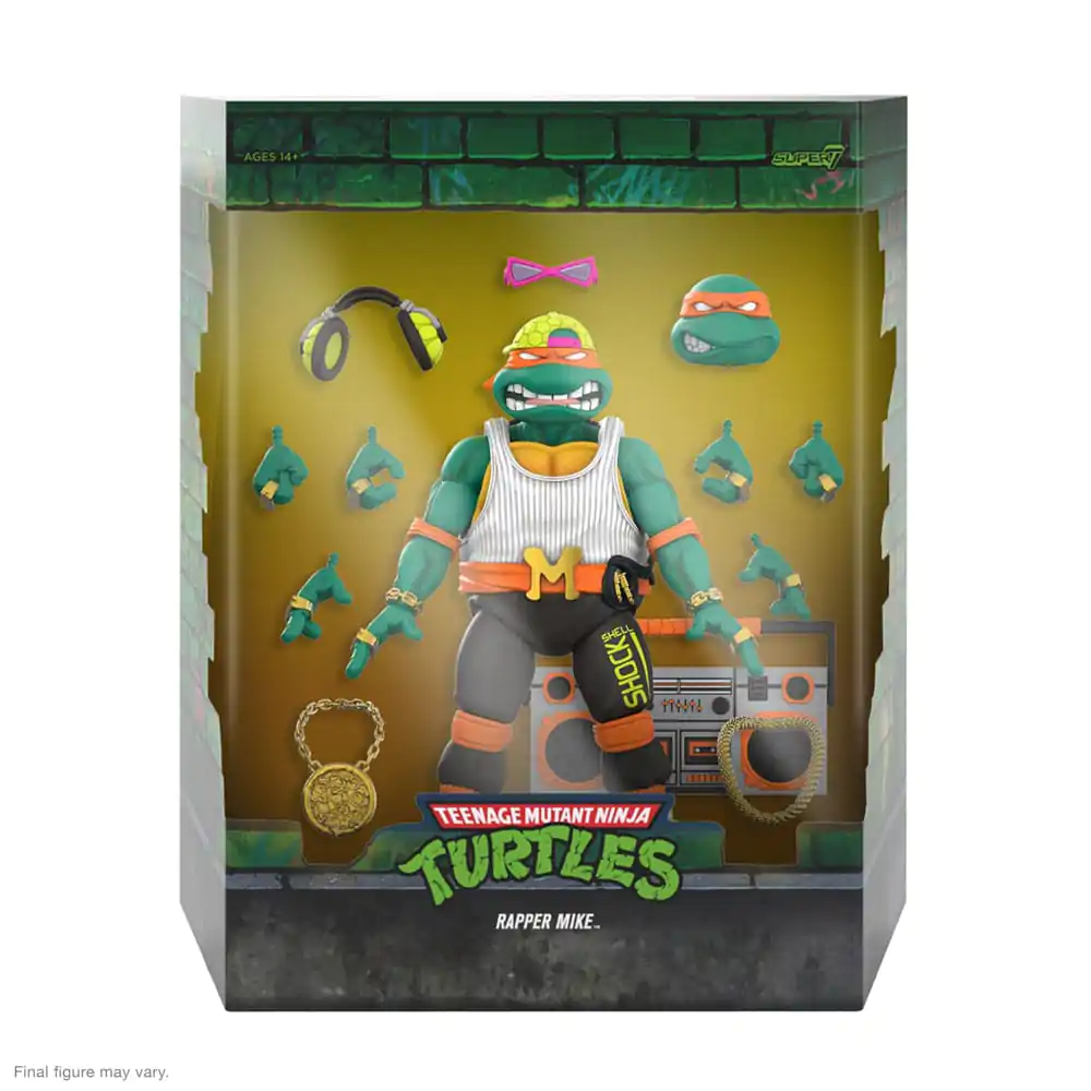 Teenage Mutant Ninja Turtles Ultimates Rappin' Mike akciófigura 18 cm termékfotó