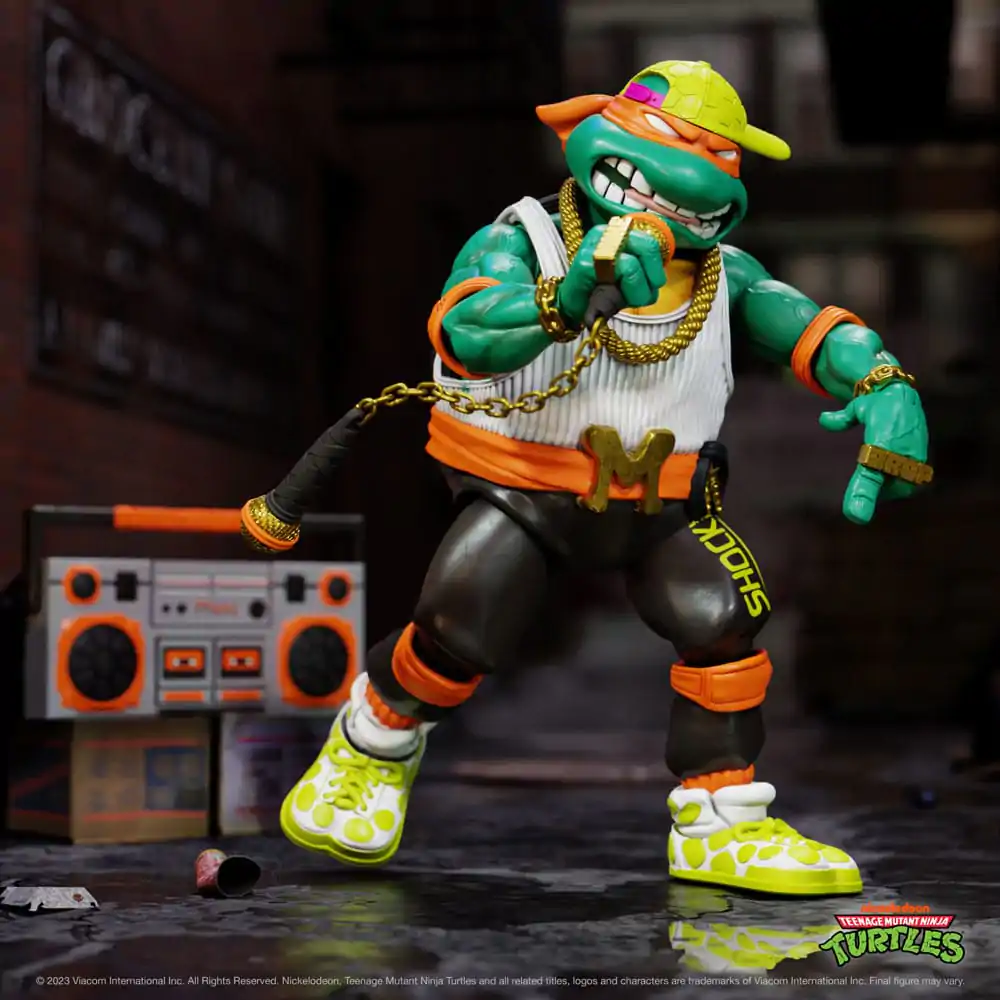 Teenage Mutant Ninja Turtles Ultimates Rappin' Mike akciófigura 18 cm termékfotó