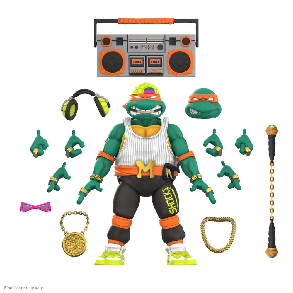 Teenage Mutant Ninja Turtles Ultimates Rappin' Mike akciófigura 18 cm termékfotó