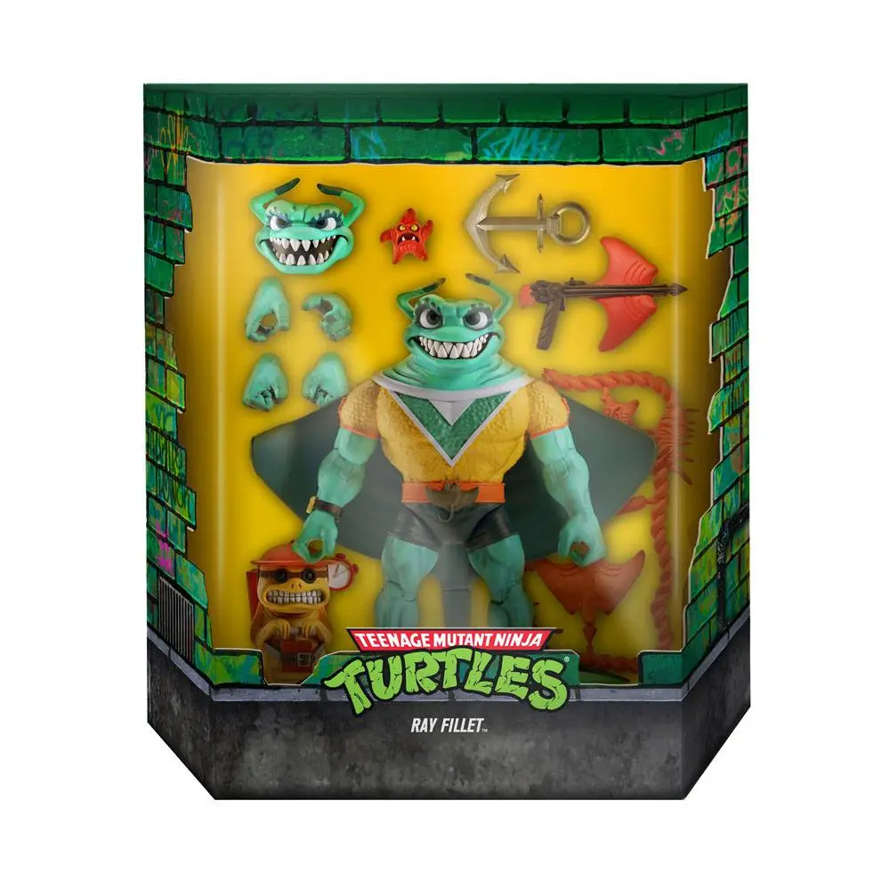 Teenage Mutant Ninja Turtles Ultimates Ray Fillet akciófigura 18 cm termékfotó