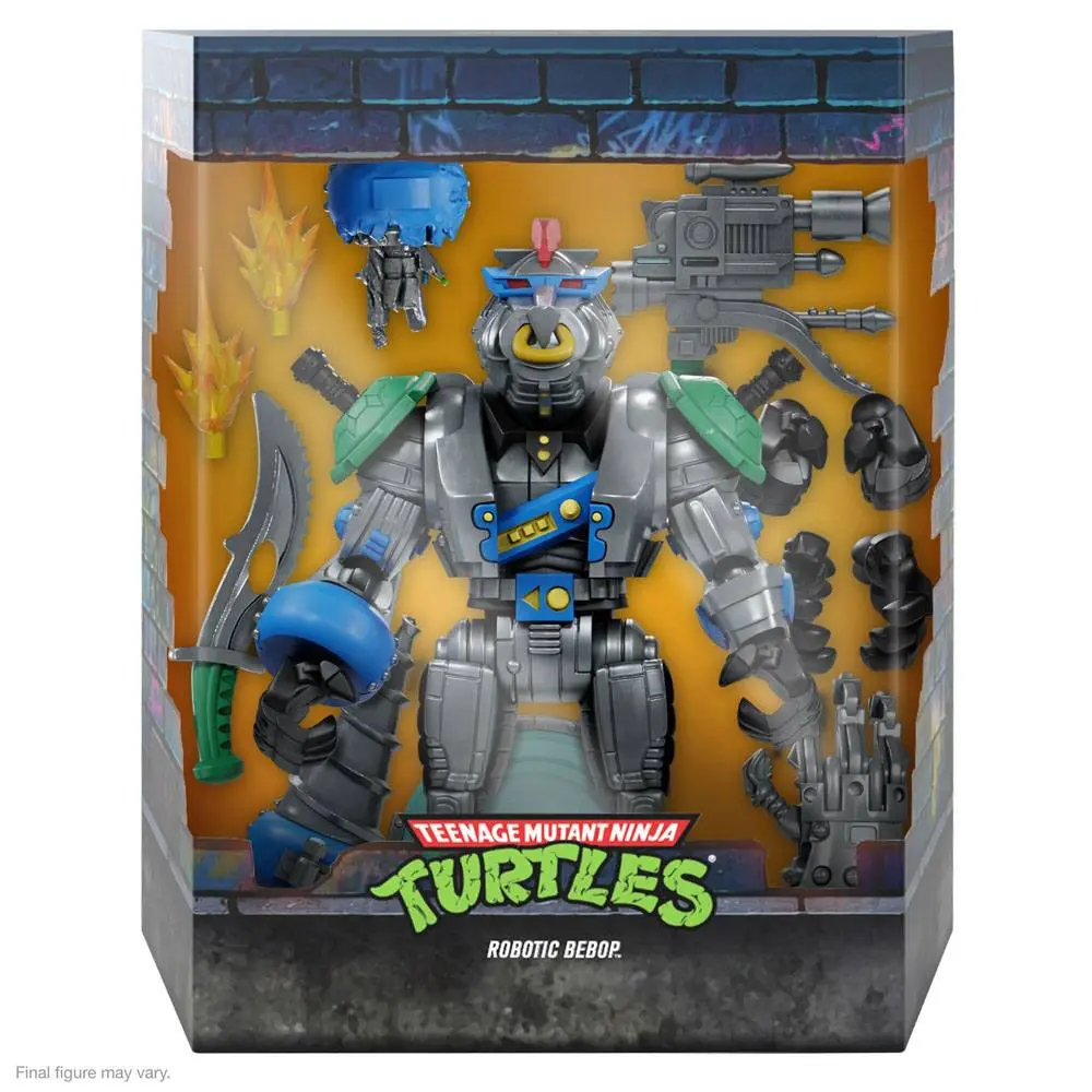 Teenage Mutant Ninja Turtles Ultimates Robotic Bebop akciófigura 20 cm termékfotó