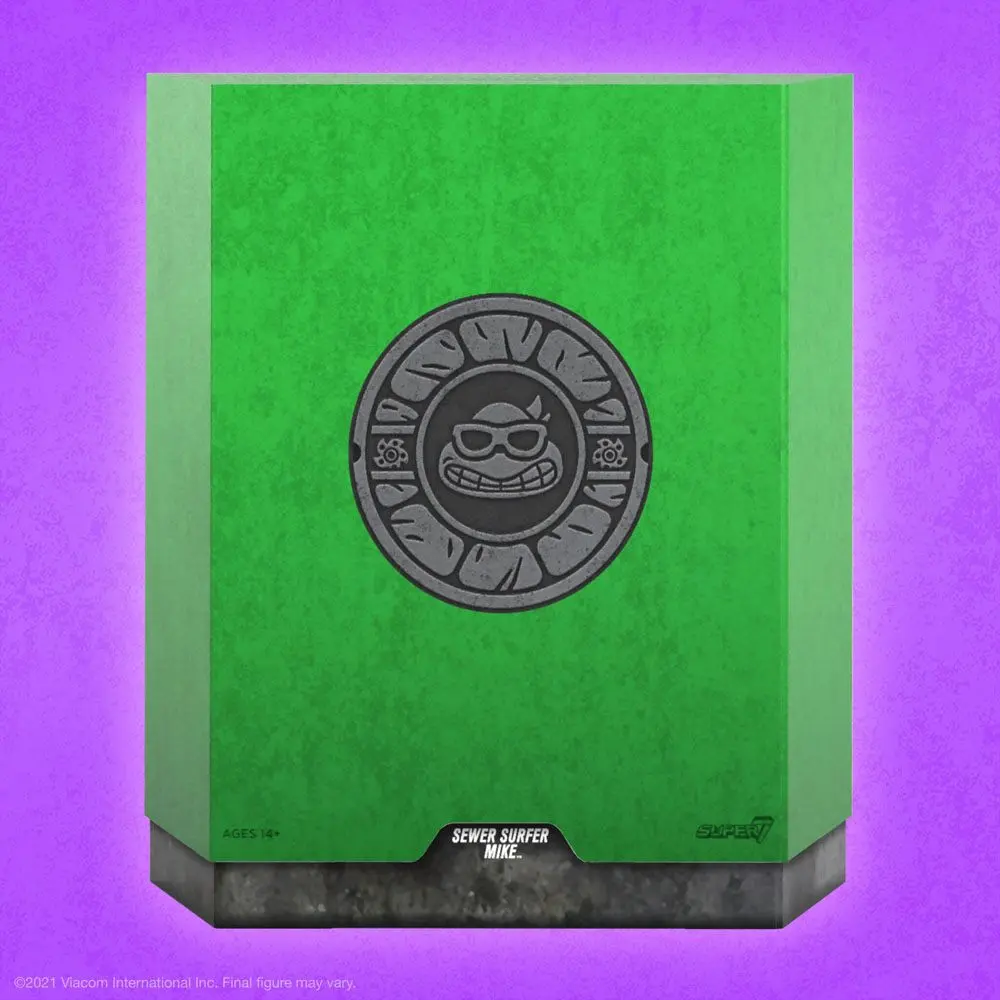 Teenage Mutant Ninja Turtles Ultimates Sewer Surfer Mike akciófigura 18 cm termékfotó